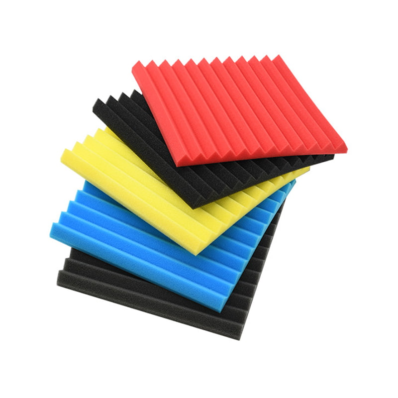 Chaussons en coton insonorisants et résistants aux chocs pour salle de musique KTV, usine personnalisée, mousse éponge acoustique en polyuréthane pour enregistrement musical